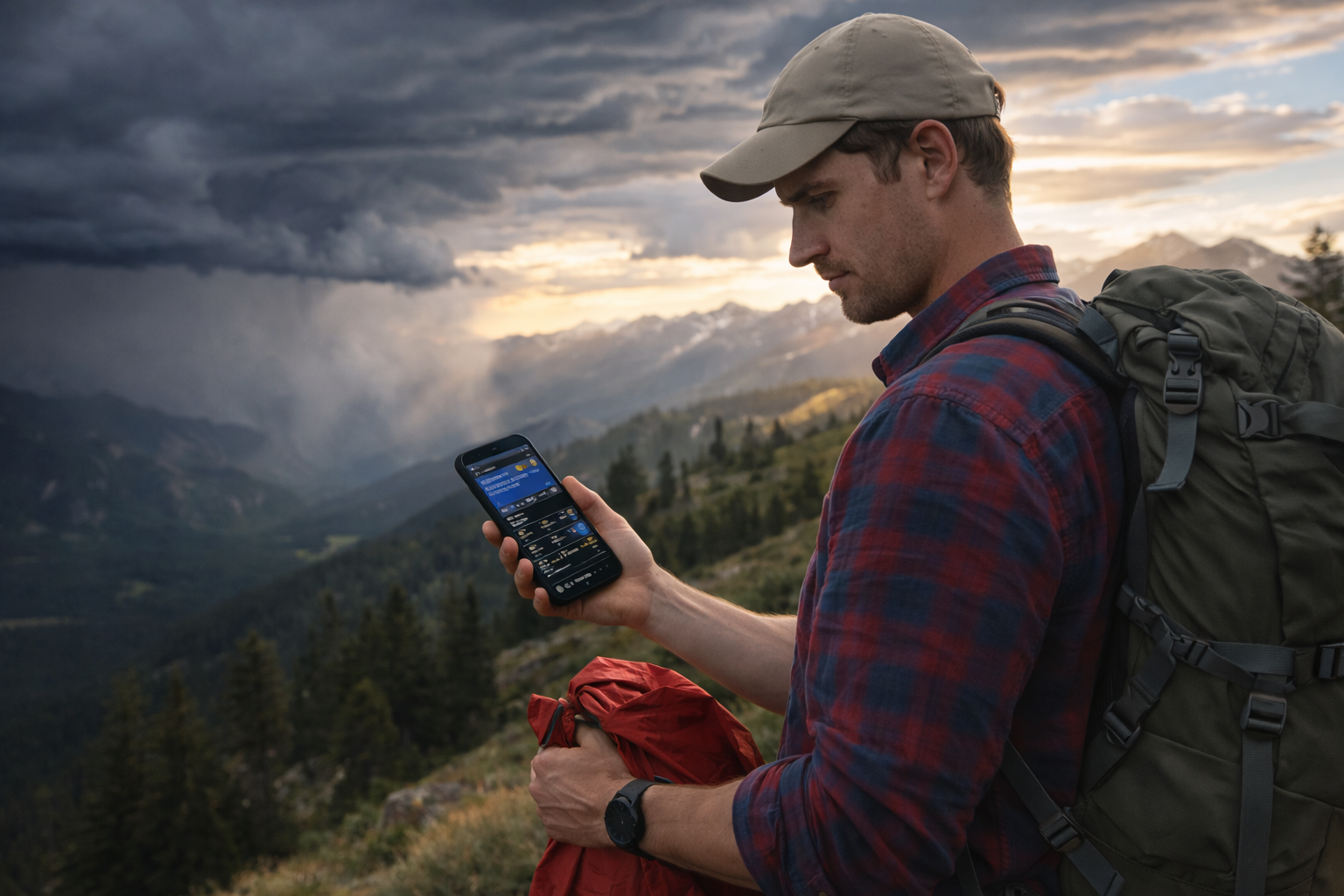 How Experienced Backpackers Read Weather Forecasts for Shelter Decisions