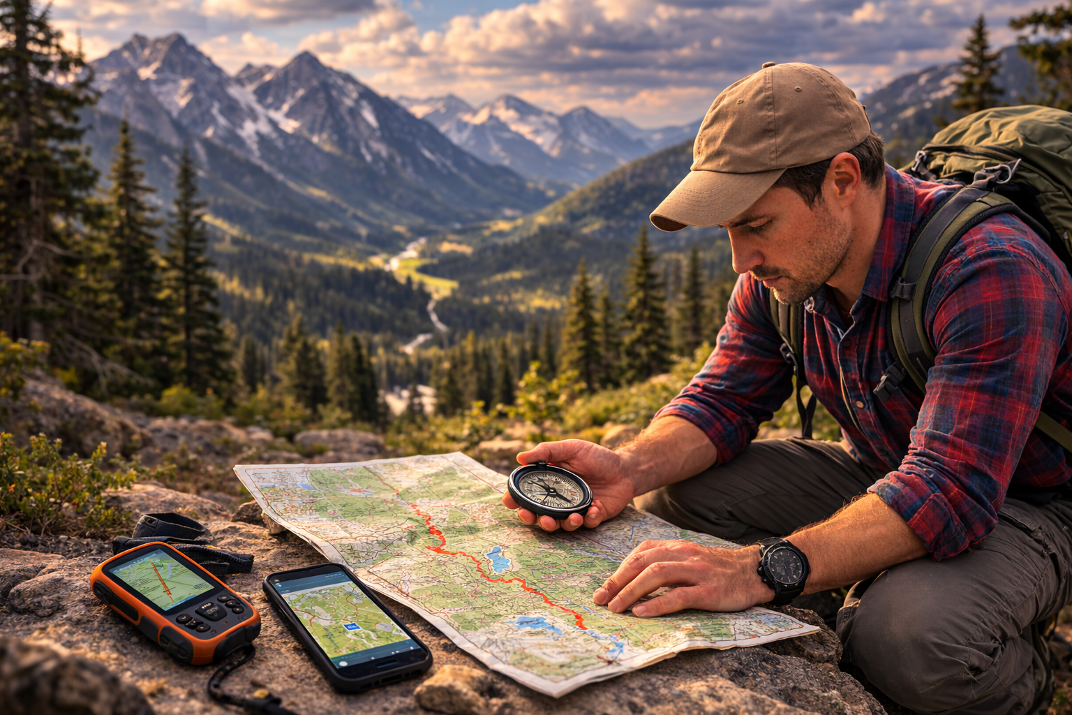 Gear Guide: Best Navigation Tools for Beginner Hikers (Maps, Compass, GPS, Apps)