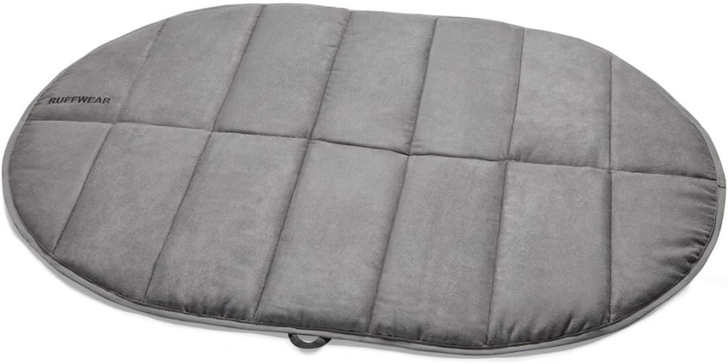 Image of a
Ruffwear, Highlands Dog Sleeping Pads, Portable Dog Bed for Outdoor Use, Cloudburst Gray, for a Large Dog