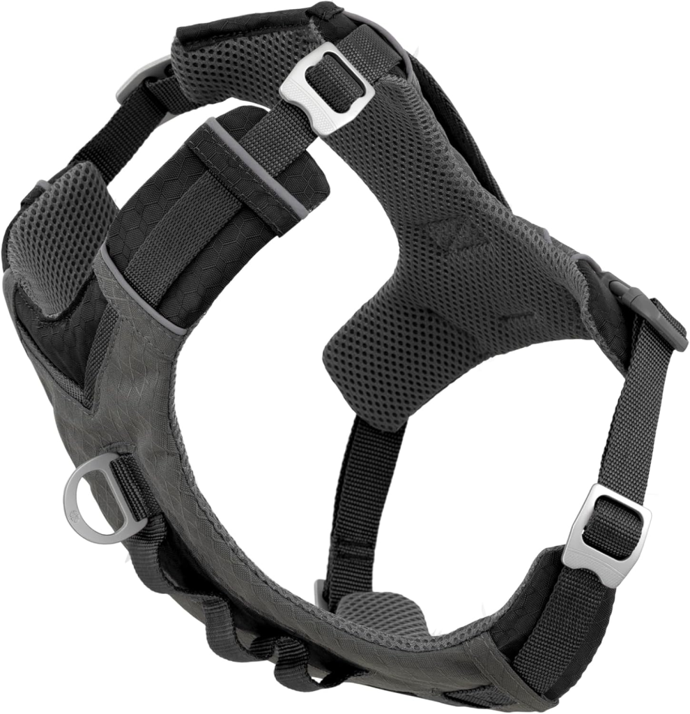 Image of the Kurgo Journey Air Dog Harness - Secure Fit for Active Dogs - Padded Chest - Lightweight Ripstop Fabric - Breathable Mesh - Reflective Trim