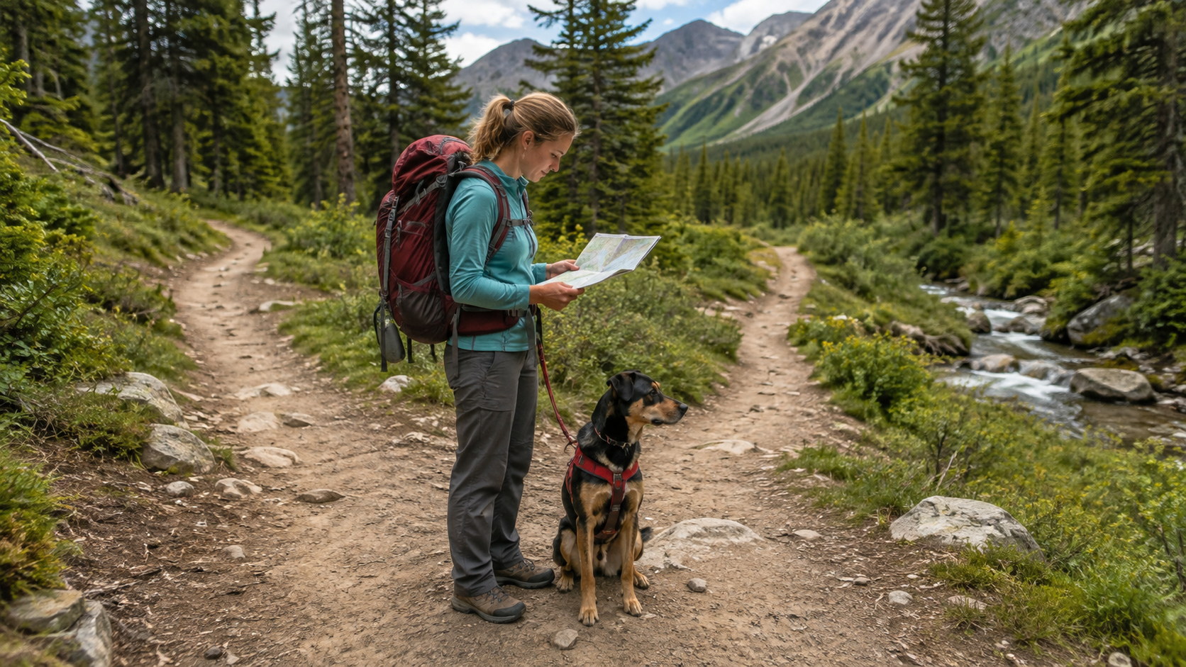 How to Choose a Dog-Friendly Backpacking Route: Rules, Terrain, Water, Weather, and Exit Options